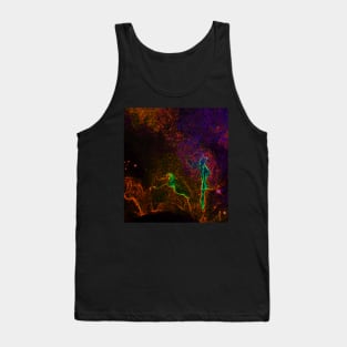 Black Panther Art - Glowing Edges 145 Tank Top